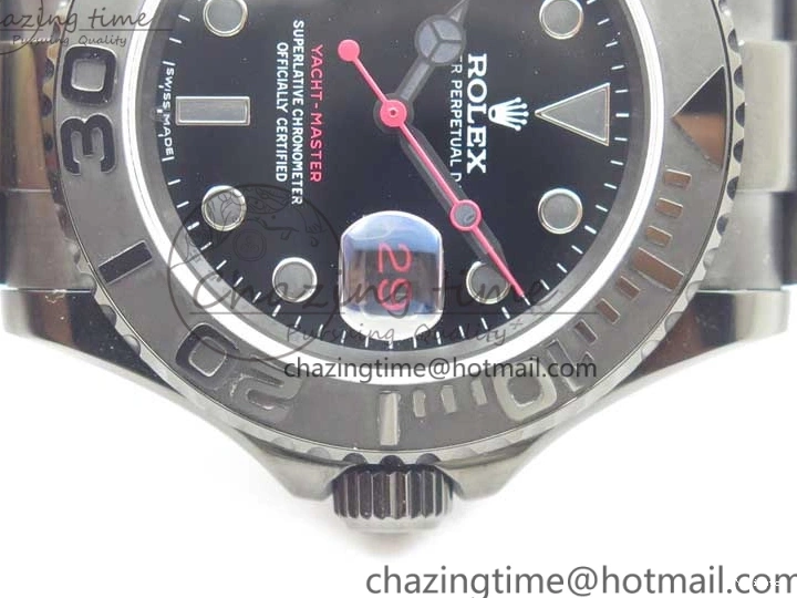 VR3135 Yacht-Master VRF Dial 116622 DLC Best Edition on Black Bracelet DLC 0425